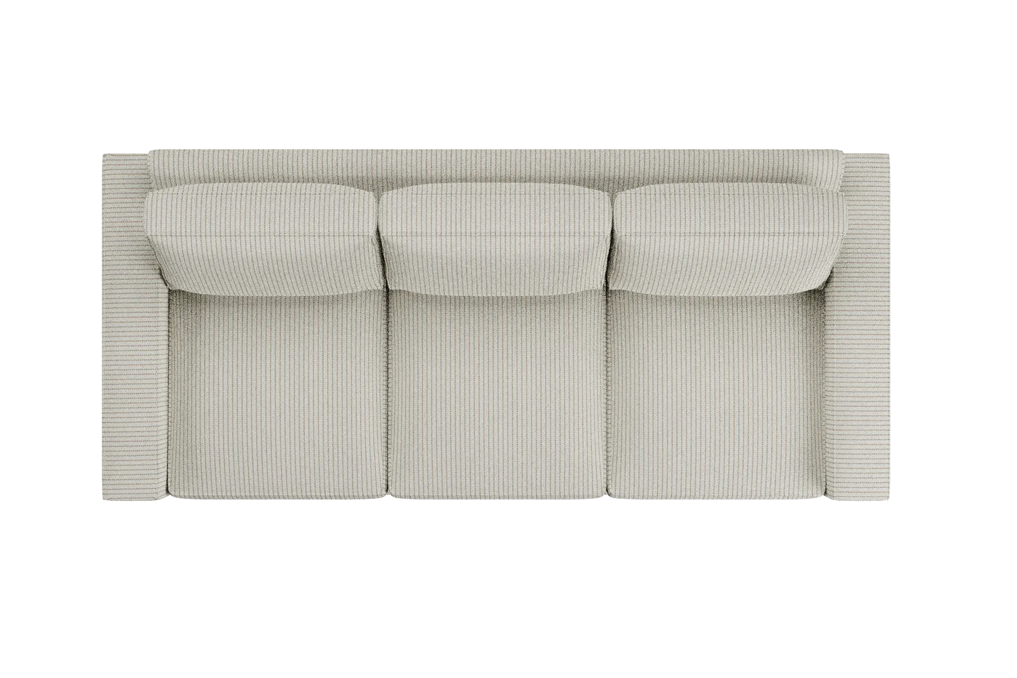 Edgewater Lucy Light Beige 96" Sofa W/ 3 Cushions