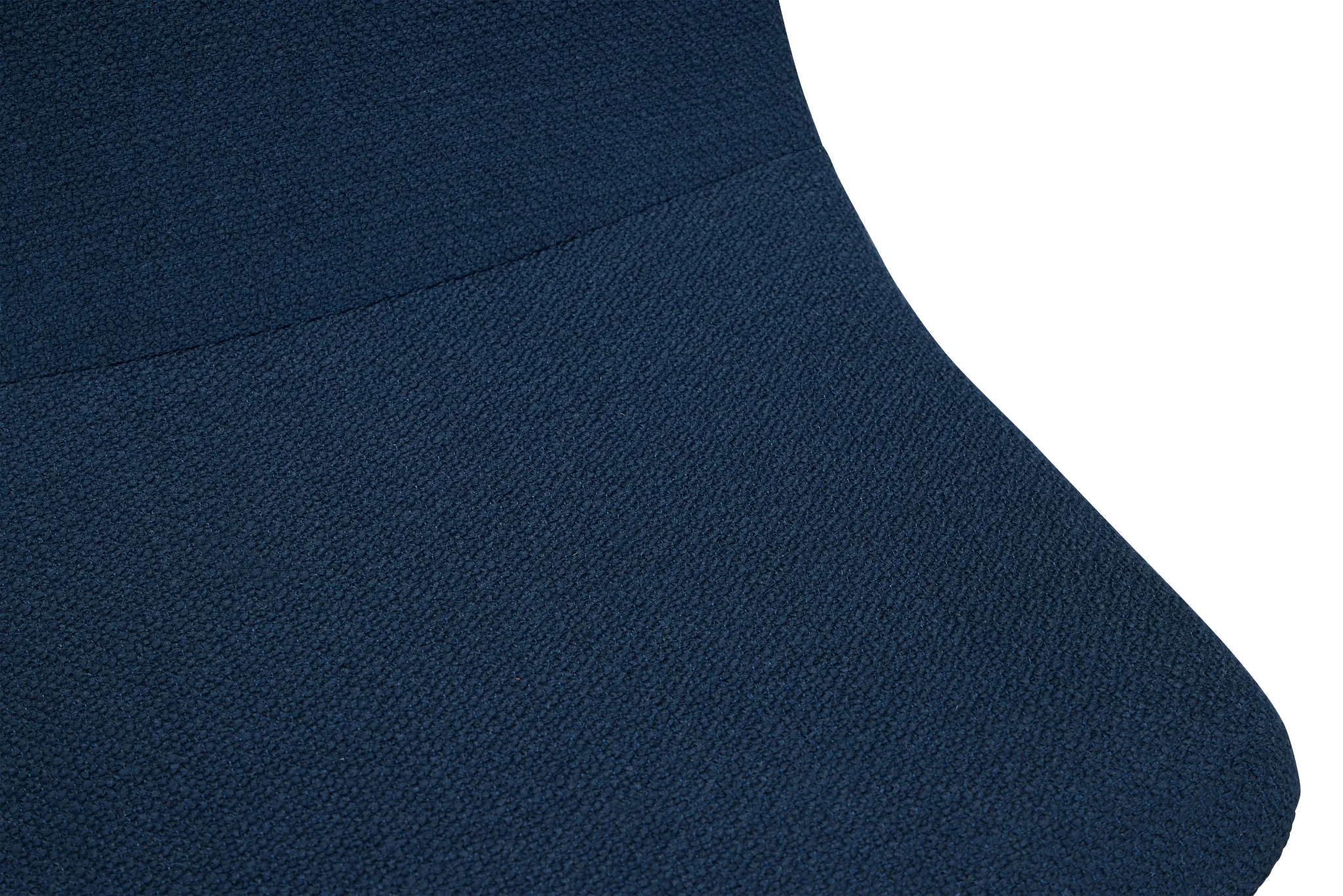 Hamilton Dark Blue Fabric 24" Upholstered Barstool