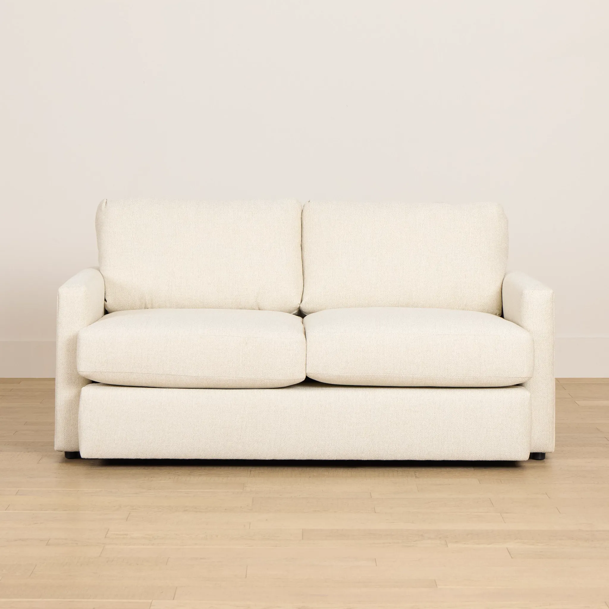 Maxwell Light Beige Fabric Loveseat