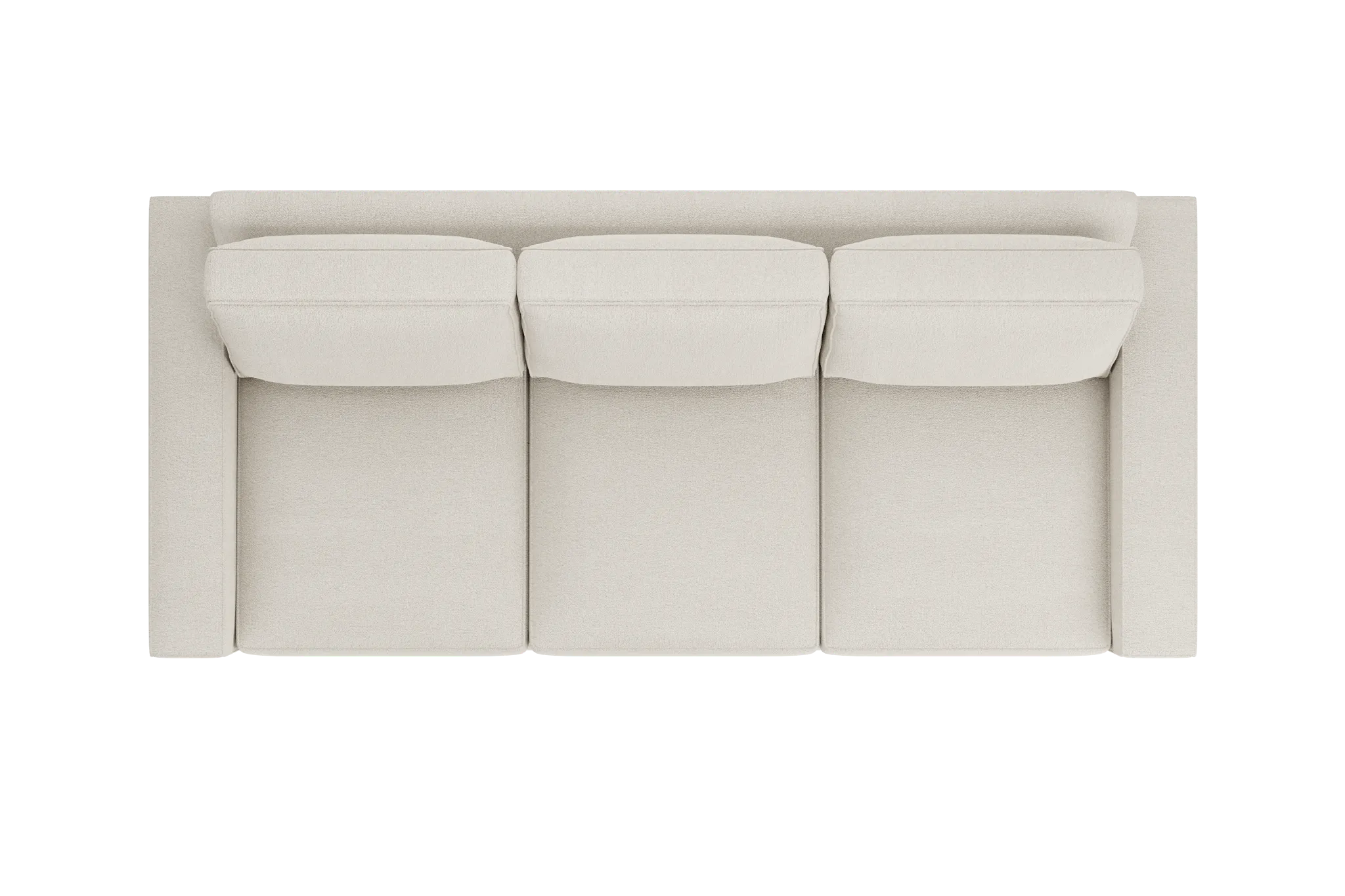 Edgewater Elite Ivory 96" Sofa W/ 3 Cushions