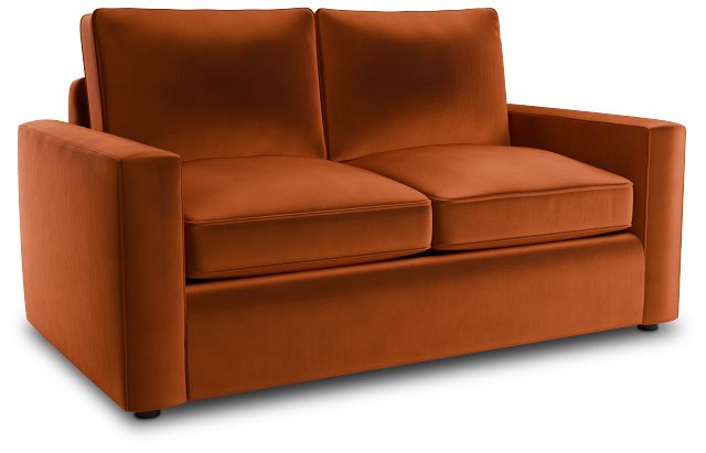 Siesta Joya Orange Fabric Loveseat