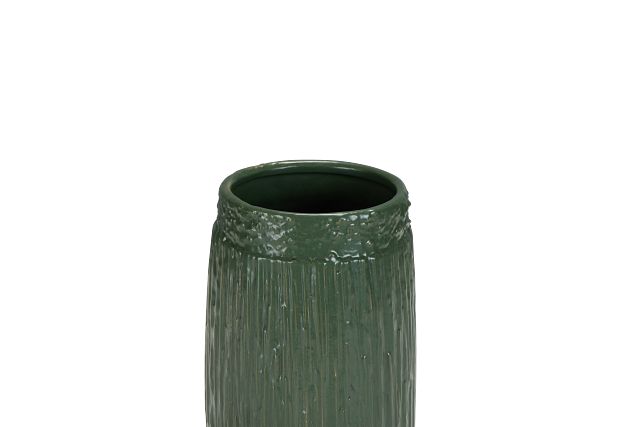 Birk Dark Green Medium Vase