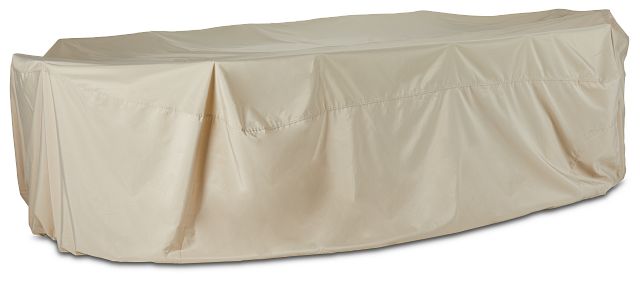 Khaki Large Table & 4 Chairs Outdoor Cover (1)