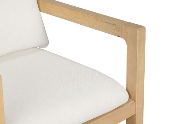 Highland Light Tone Upholstered Arm Chair