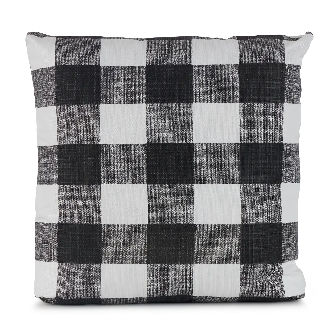 Anderson Black 20" Indoor/outdoor Square Accent Pillow Anderson Black 20" Indoor/outdoor Square Accent Pillow