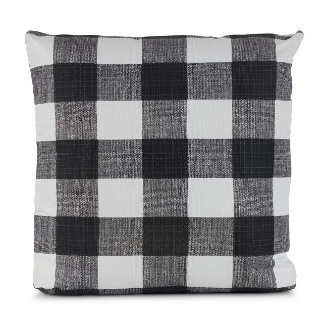 Anderson Black 20" Indoor/outdoor Square Accent Pillow