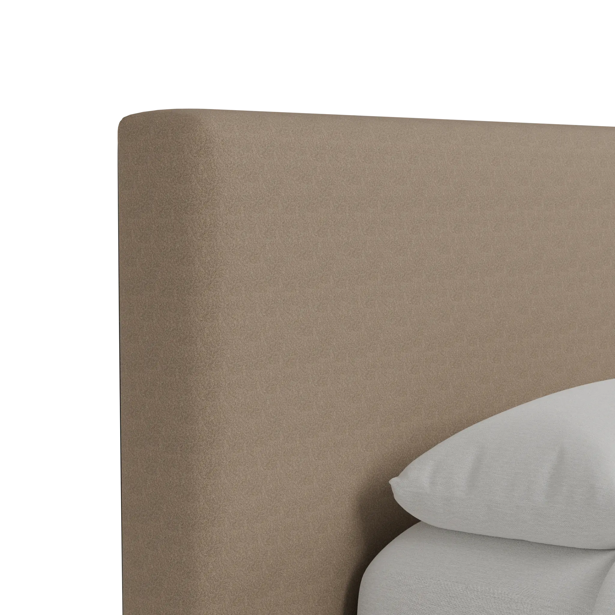Grayton Merino Brown 44" Upholstered Platform Bed Grayton Merino Brown 44" Upholstered Platform Bed