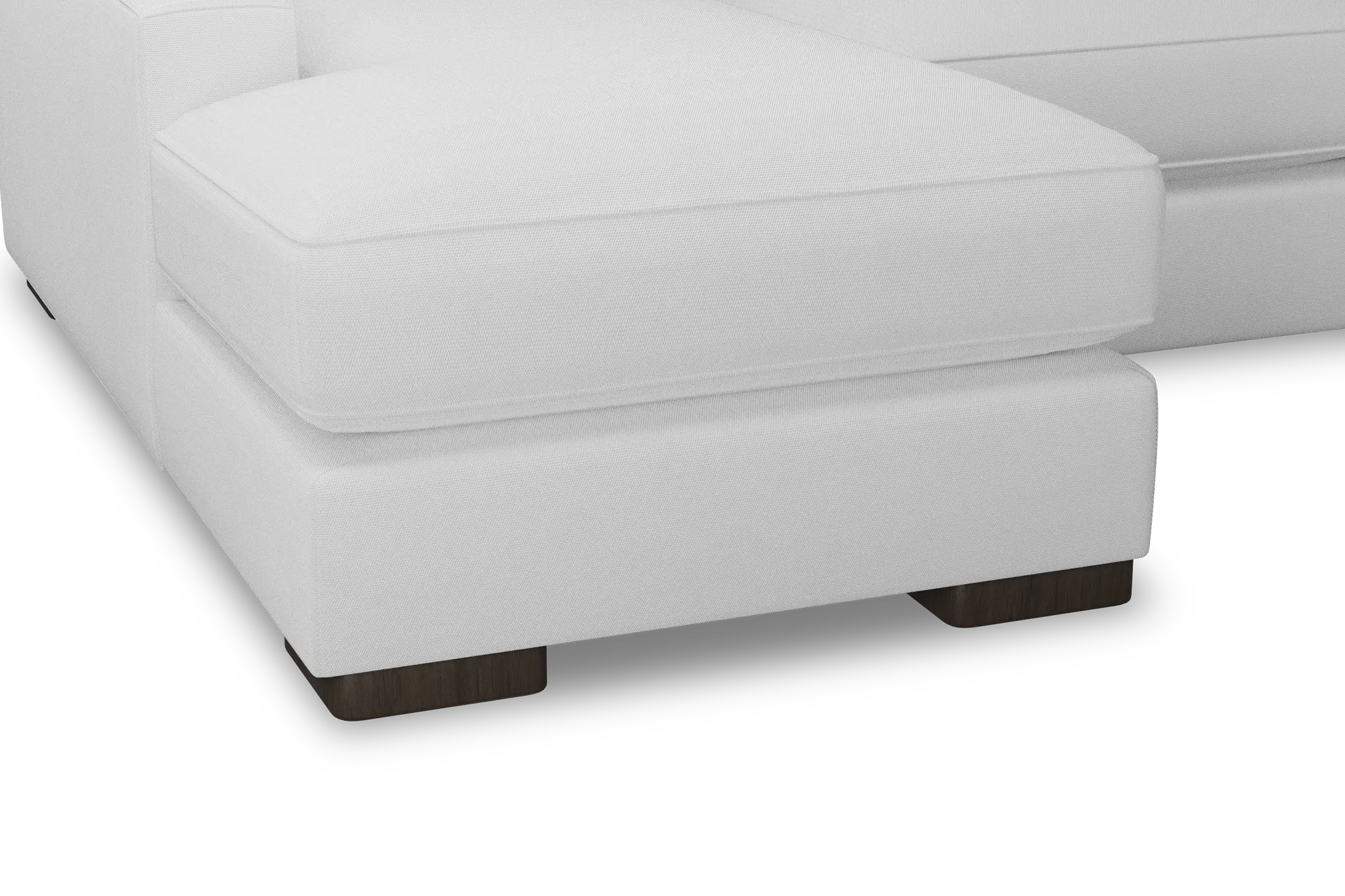 Edgewater Peyton White Medium Left Chaise Sectional