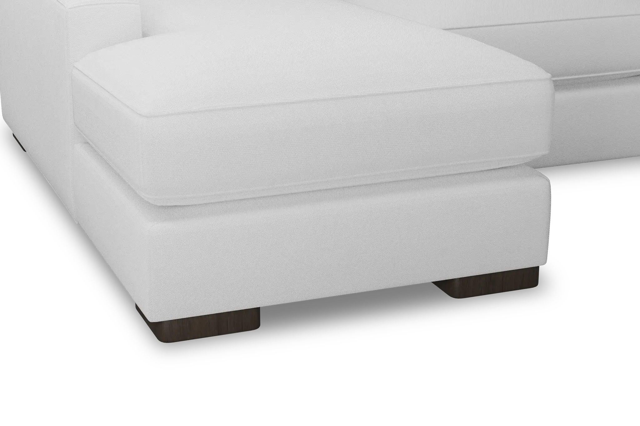 Edgewater Peyton White Medium Left Chaise Sectional Edgewater Peyton White Medium Left Chaise Sectional