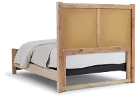 Salt Lake Light Tone Panel Bed