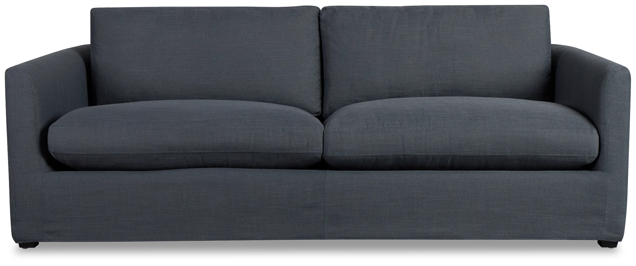 Willow 89" Navy Fabric Sofa