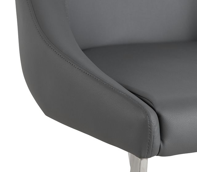 Monaco Gray Upholstered Side Chair