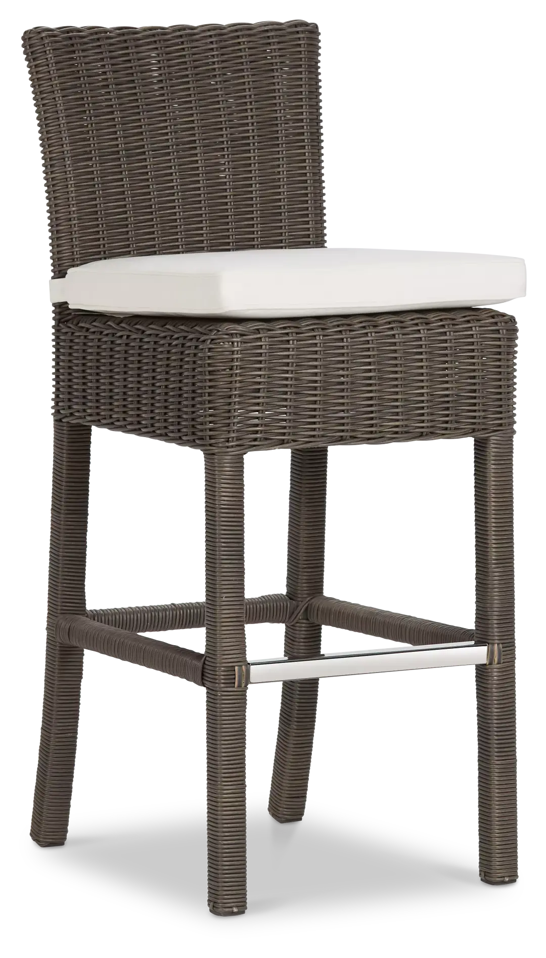 Canyon Gray White Woven 30" Barstool Canyon Gray White Woven 30" Barstool