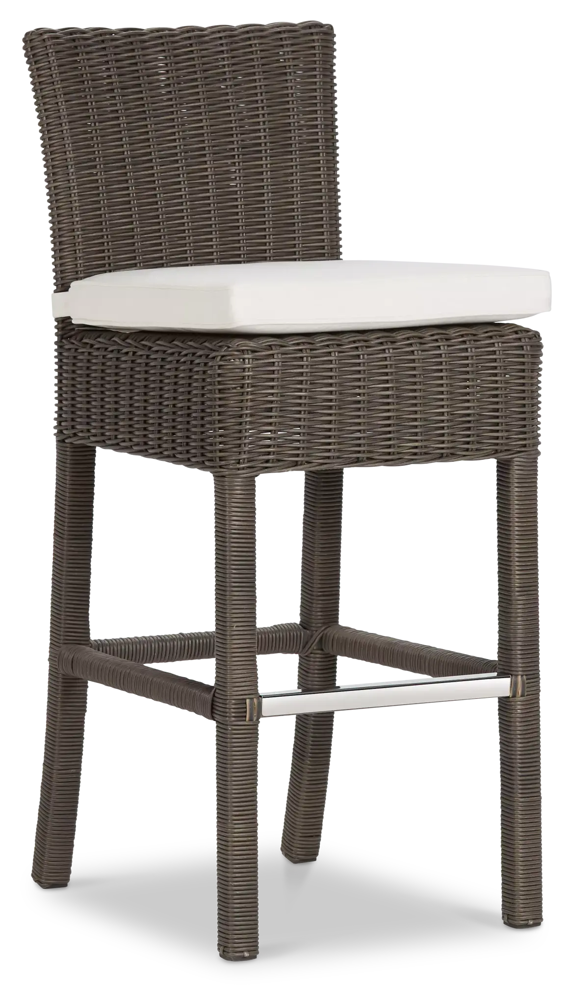 Canyon Gray White Woven 30" Barstool Canyon Gray White Woven 30" Barstool