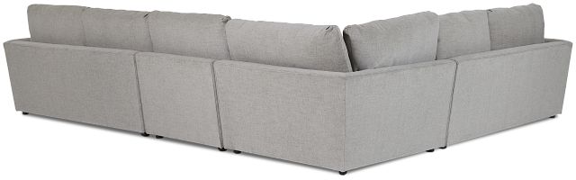 Noah Gray Fabric Medium Two-arm Sectional