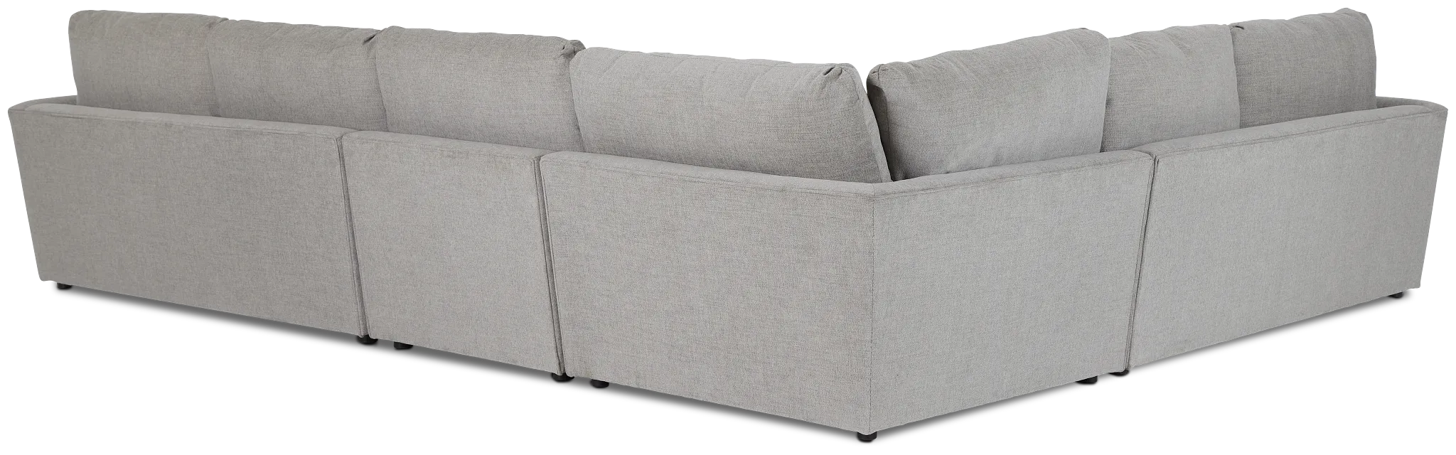 Noah Gray Fabric Medium Two-arm Sectional