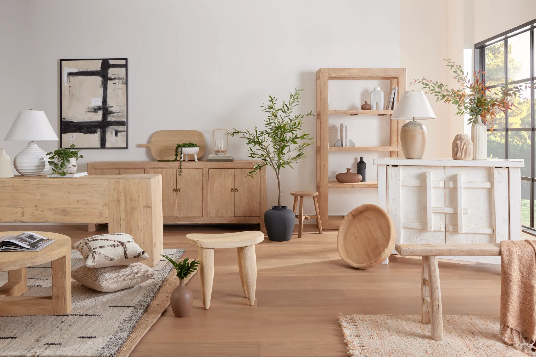 Myra Light Tone Accent Table