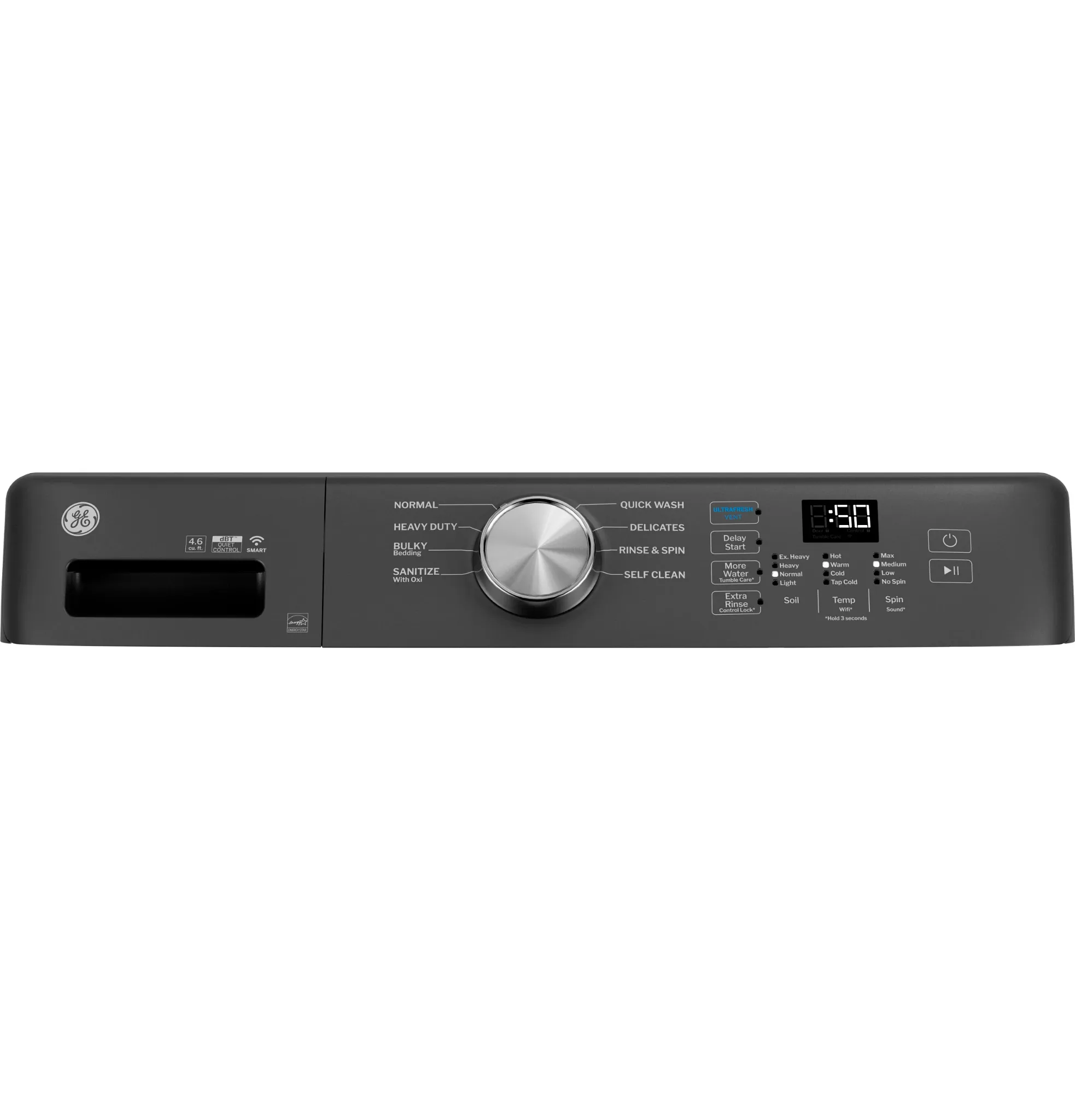 Ge 350 Series Dark Gray Front Load Washer