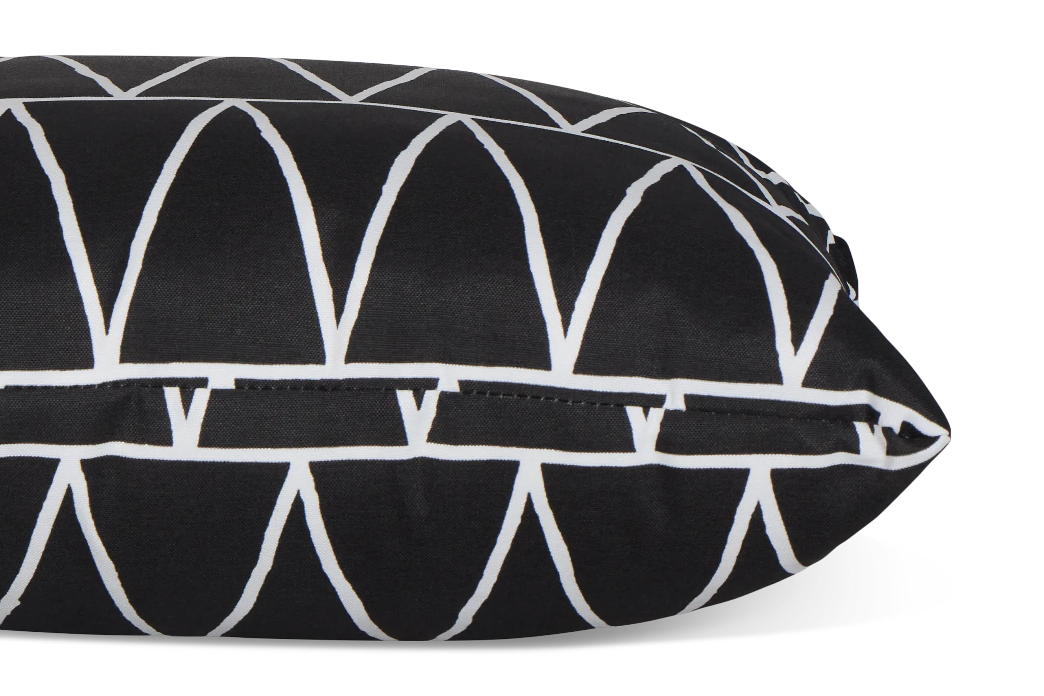 Terrain Black 20" Indoor/outdoor Accent Pillow