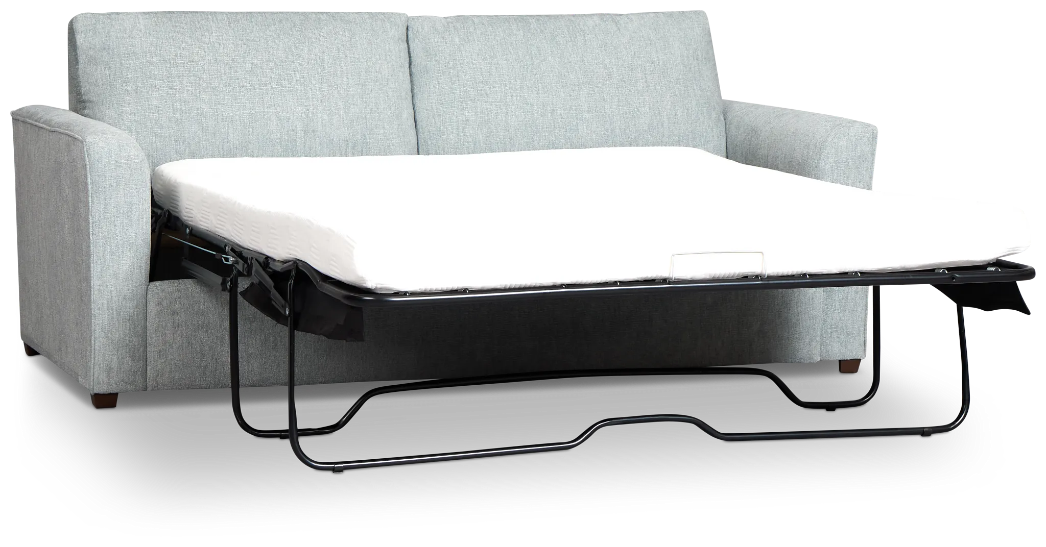 Shore Light Blue Fabric Cooling Memory Foam Sleeper