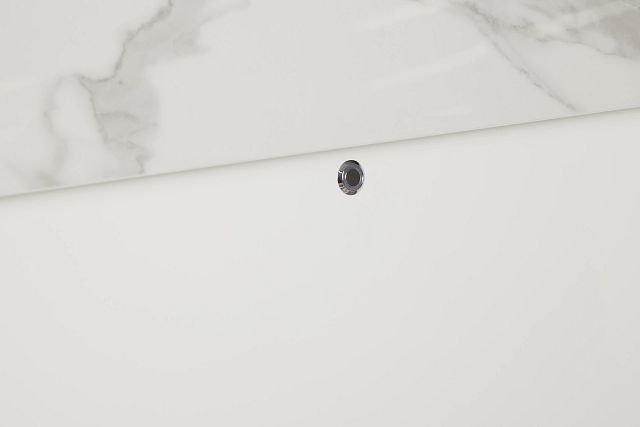 Modena White Platform Bed