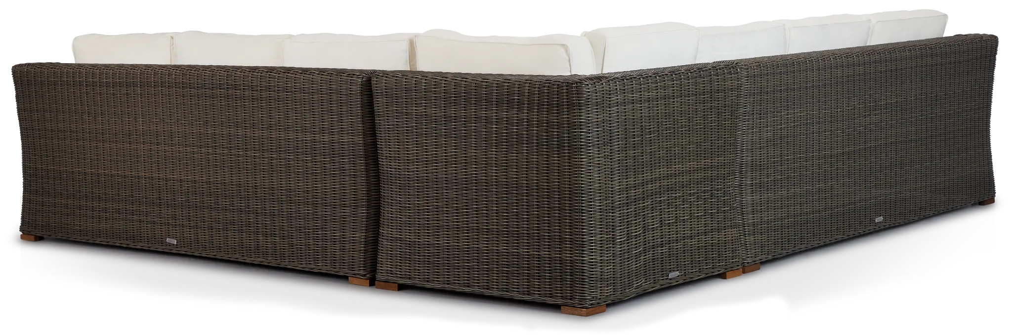 Canyon Gray White Large Two-arm Sectional