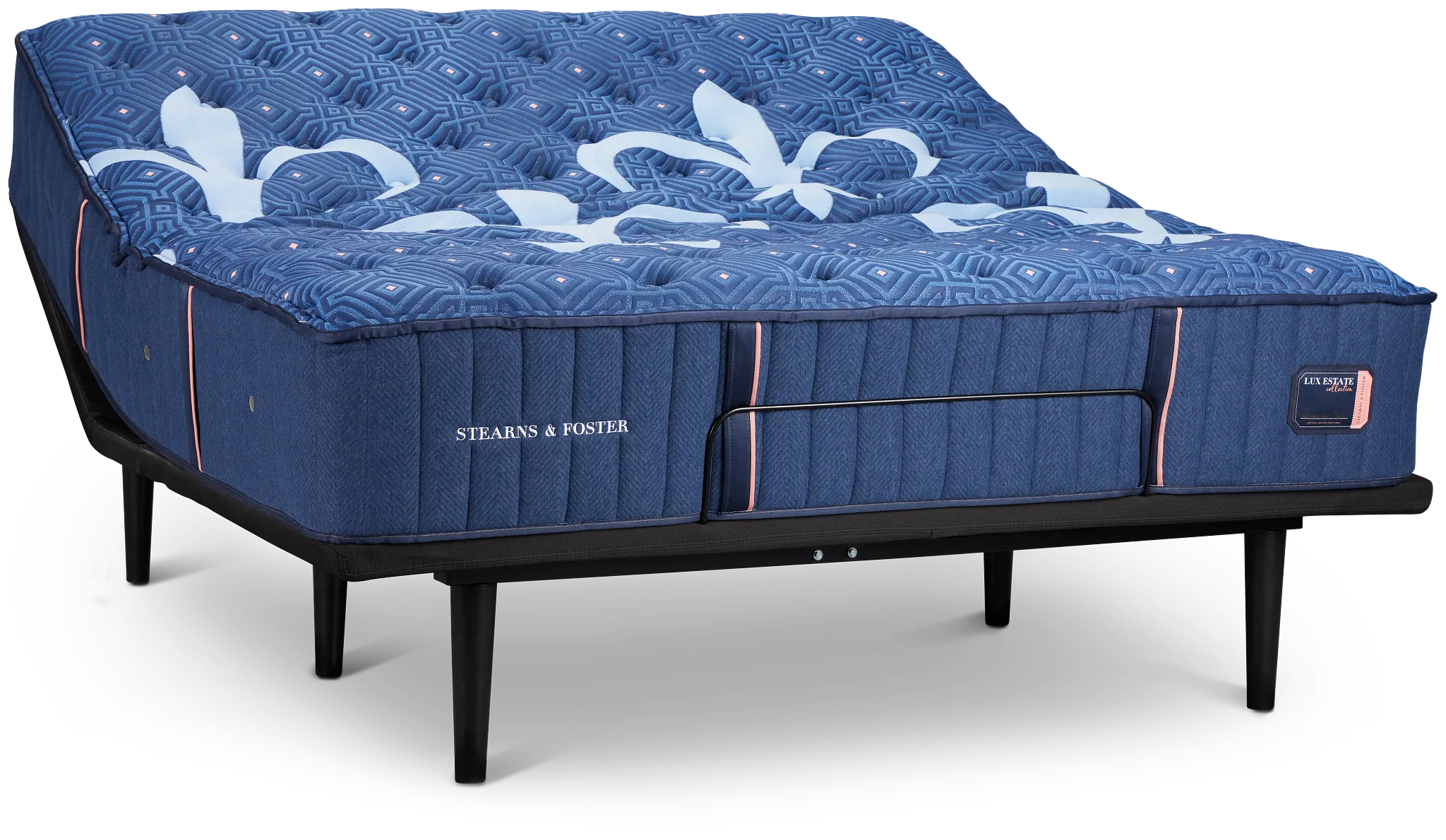 Stearns & Foster Lux Estate Medium Ease Adjustable Mattress Set