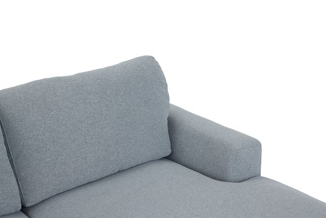 Hayden Light Gray Fabric Right Chaise Sectional