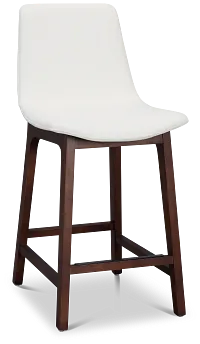 Hamilton Whitemicro 24" Upholstered Barstool