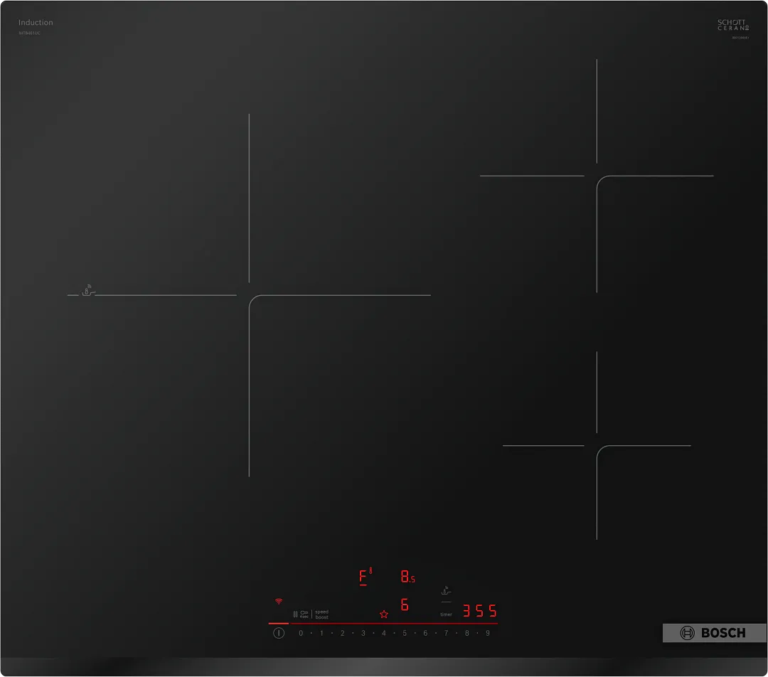 Bosch 800 Series Black 24" Induction Cook Top