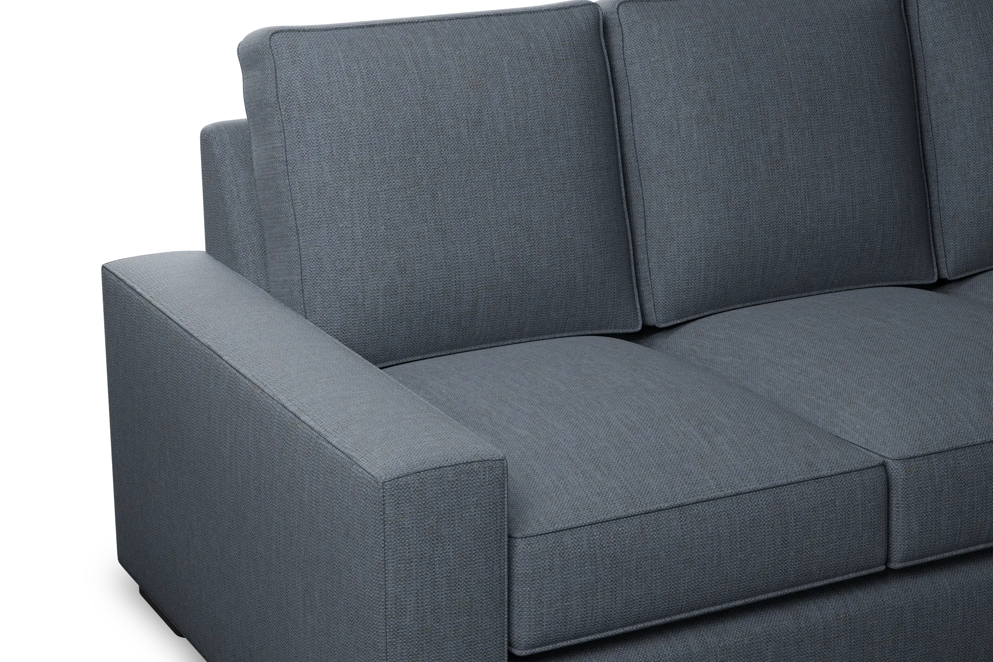 Edgewater Victory Dark Blue 84" Sofa W/ 3 Cushions