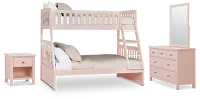 Charleston Pink Bunk Bed Bedroom