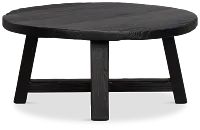 Ronan Black Round Coffee Table