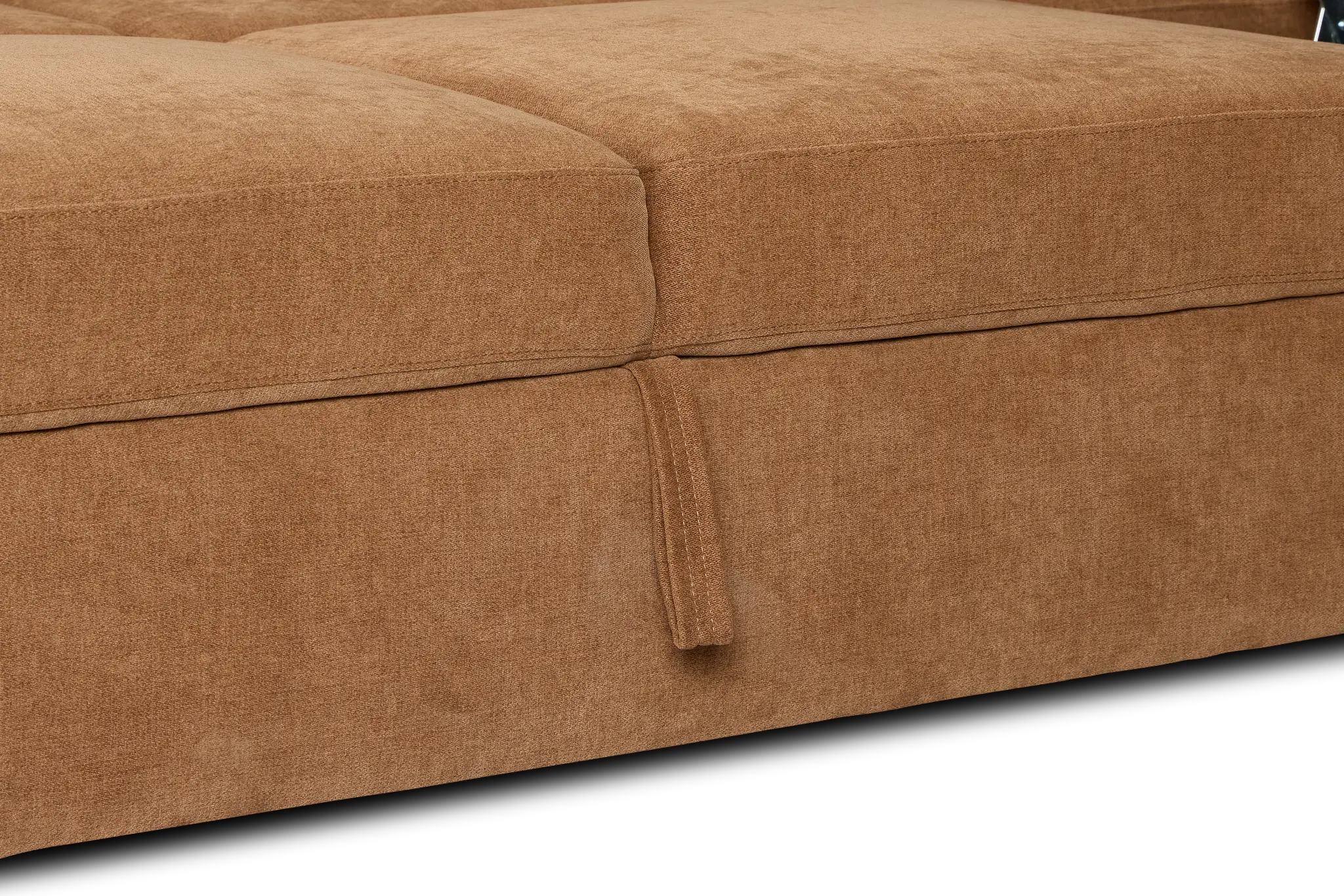 Addie Brown Fabric Medium Left Chaise Storage Sleeper Sectional Addie Brown Fabric Medium Left Chaise Storage Sleeper Sectional