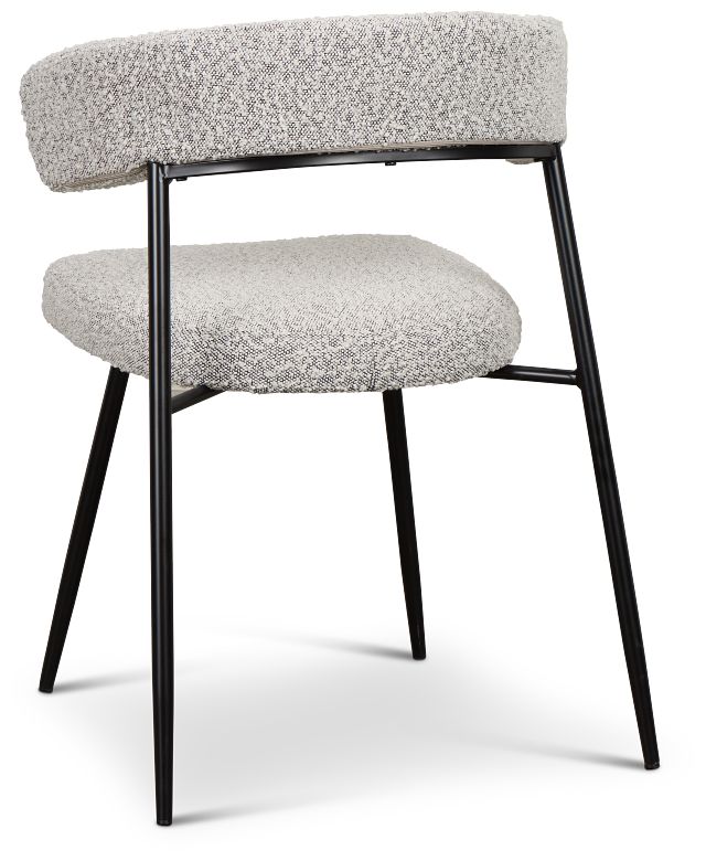 Brela Light Gray Upholstered Side Chair