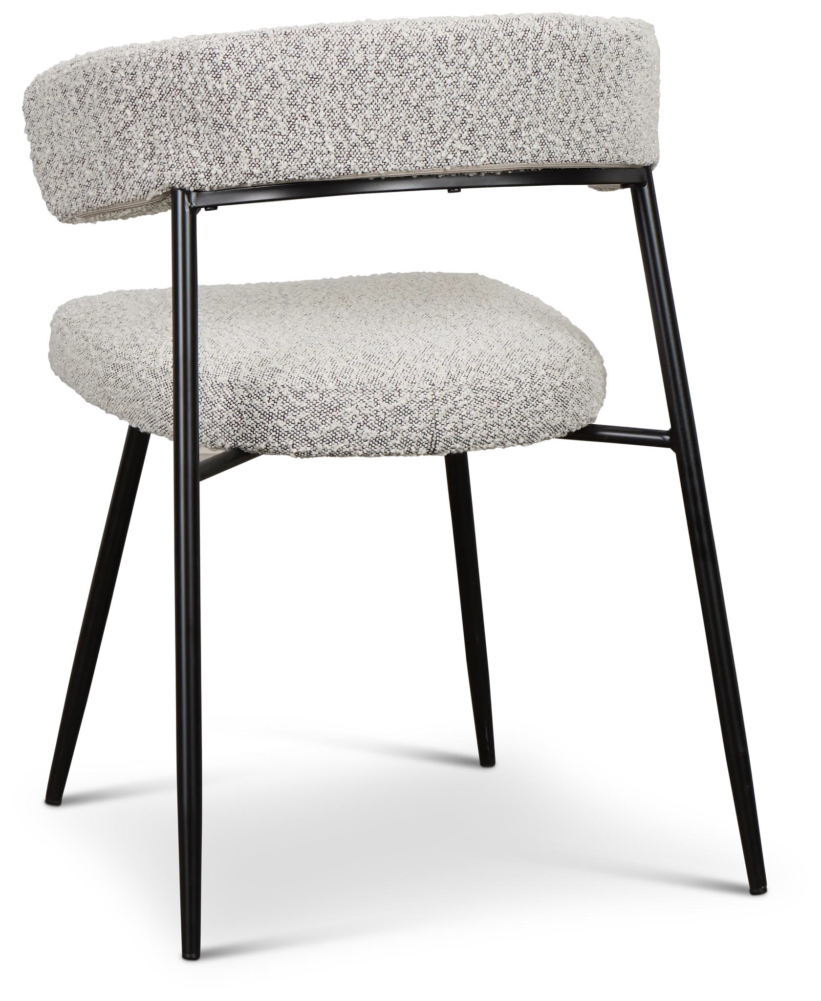 Brela Light Gray Upholstered Side Chair