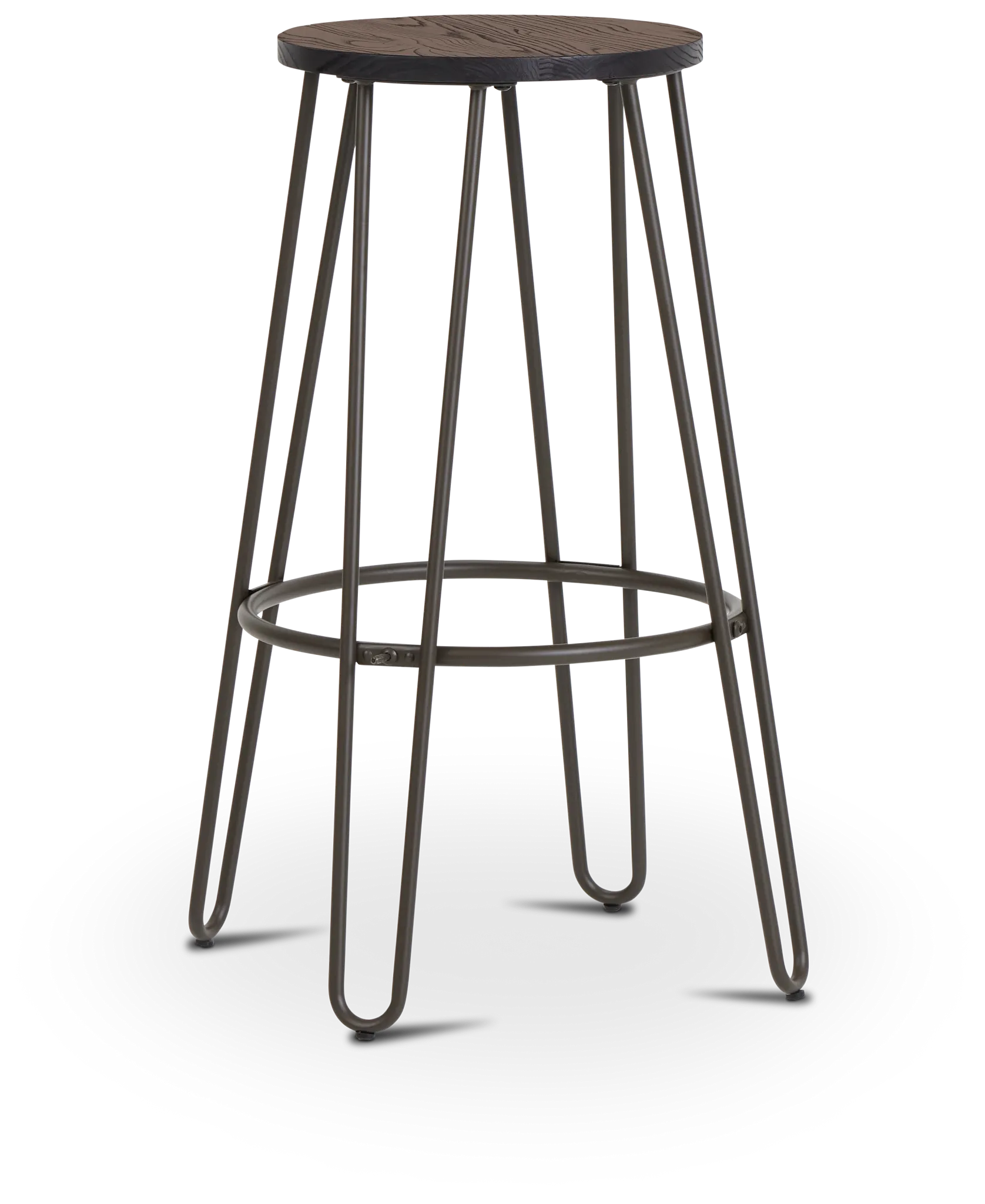 Nile Dark Tone Round 30" Barstool