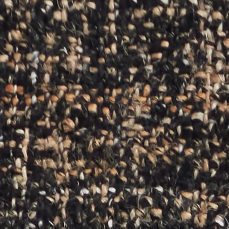 BLACK Nala Black 5x8 Area Rug