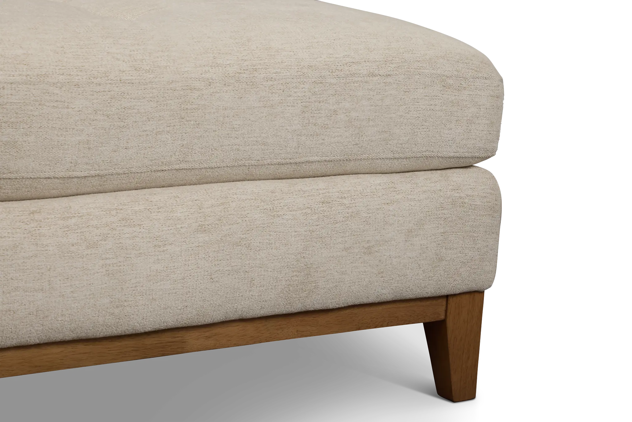 Maisie Light Beige Fabric Right Chaise Sectional Maisie Light Beige Fabric Right Chaise Sectional