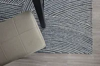 Patone Blue 5x8 Area Rug