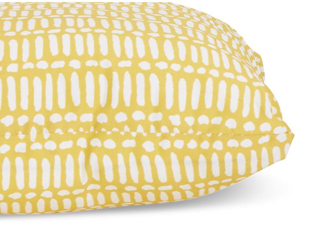 Deja Yellow 20" Indoor/outdoor Accent Pillow