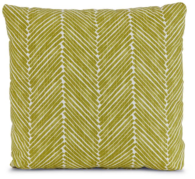 Griffen Green Fabric 20" Accent Pillow