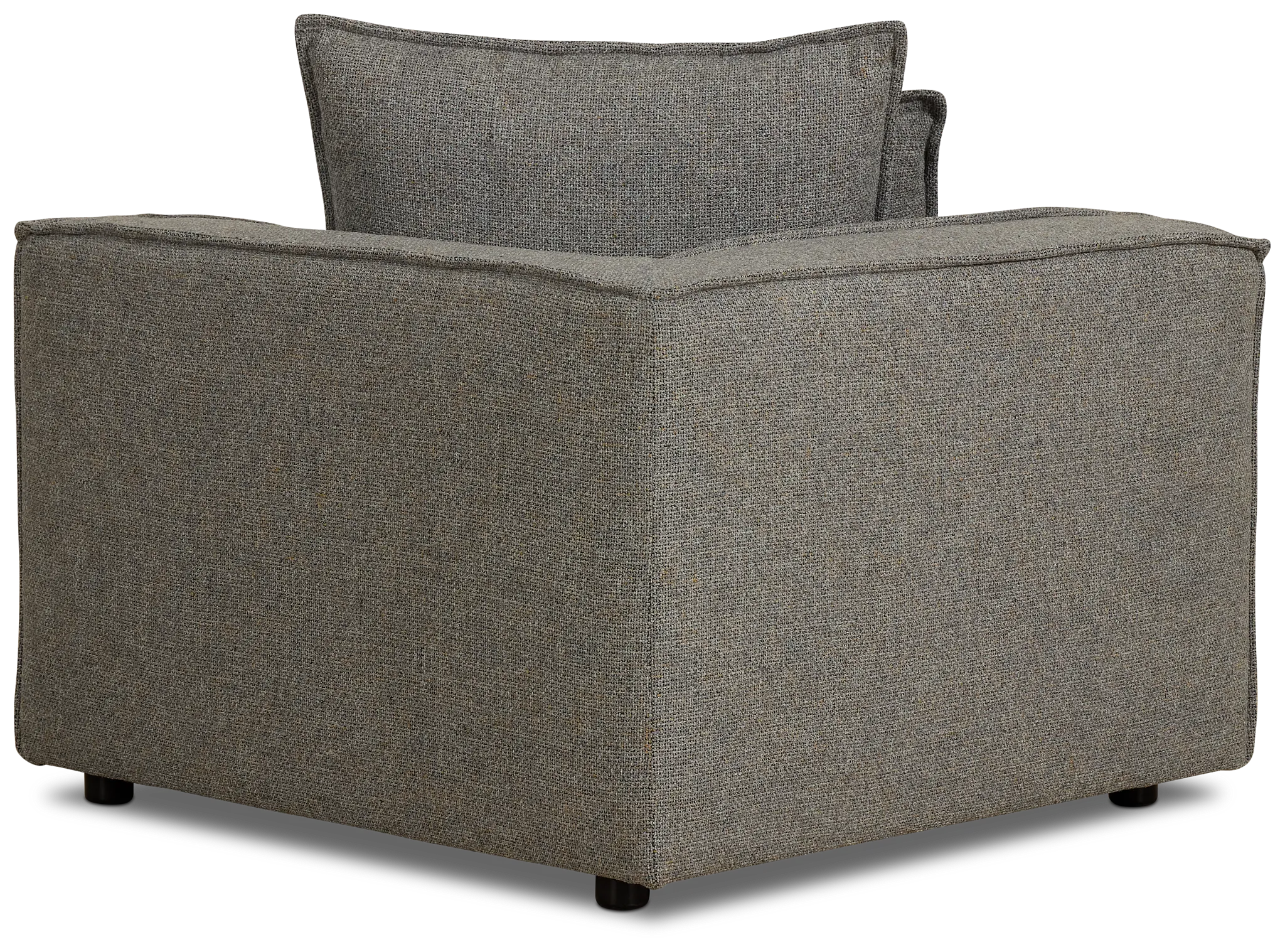Tatum Gray Fabric Corner Chair