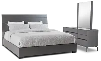 Oslo Gray Platform Bedroom