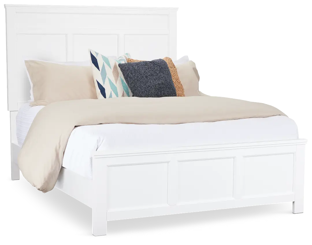 Seabrook White Panel Bed Seabrook White Panel Bed