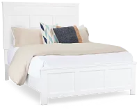 Seabrook White Panel Bed