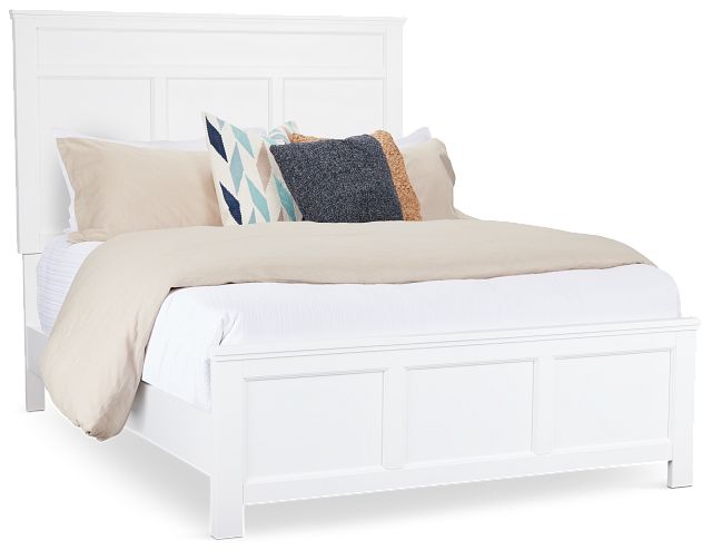 Seabrook White Panel Bed