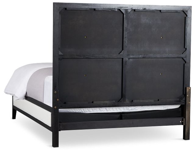 Alden Black Uph Platform Bed