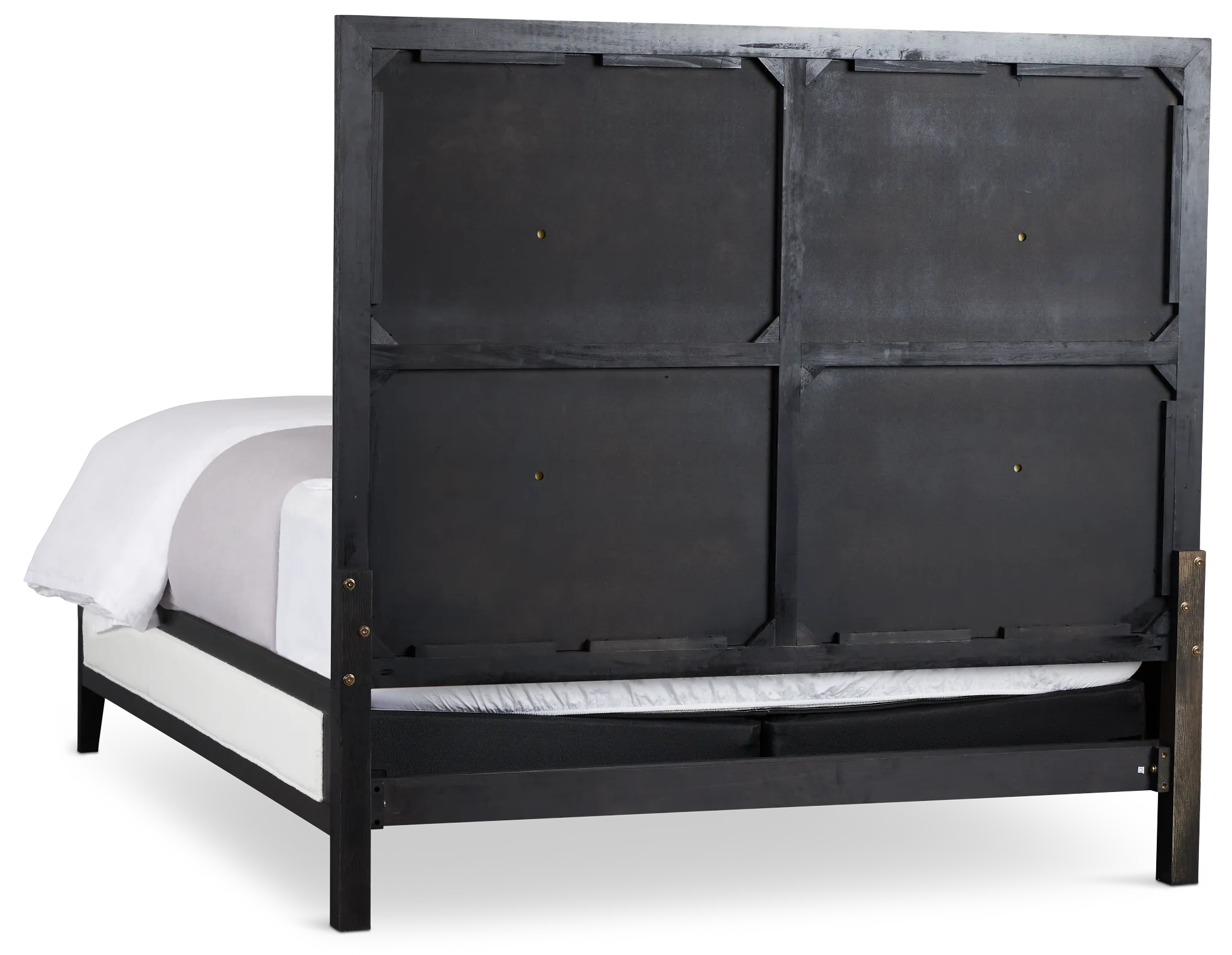 Alden Black Uph Platform Bed