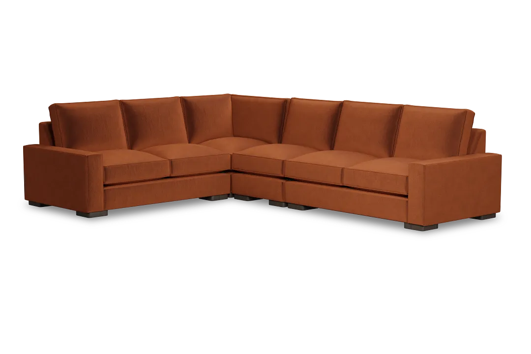 Edgewater Joya Orange Medium Two-arm Sectional